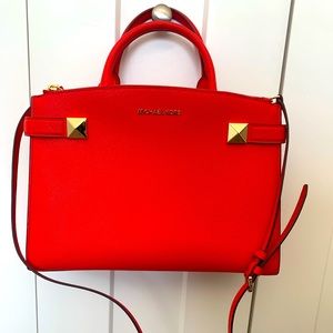 Michael Kors Medium Satchel in Dark Sangria - NWT
